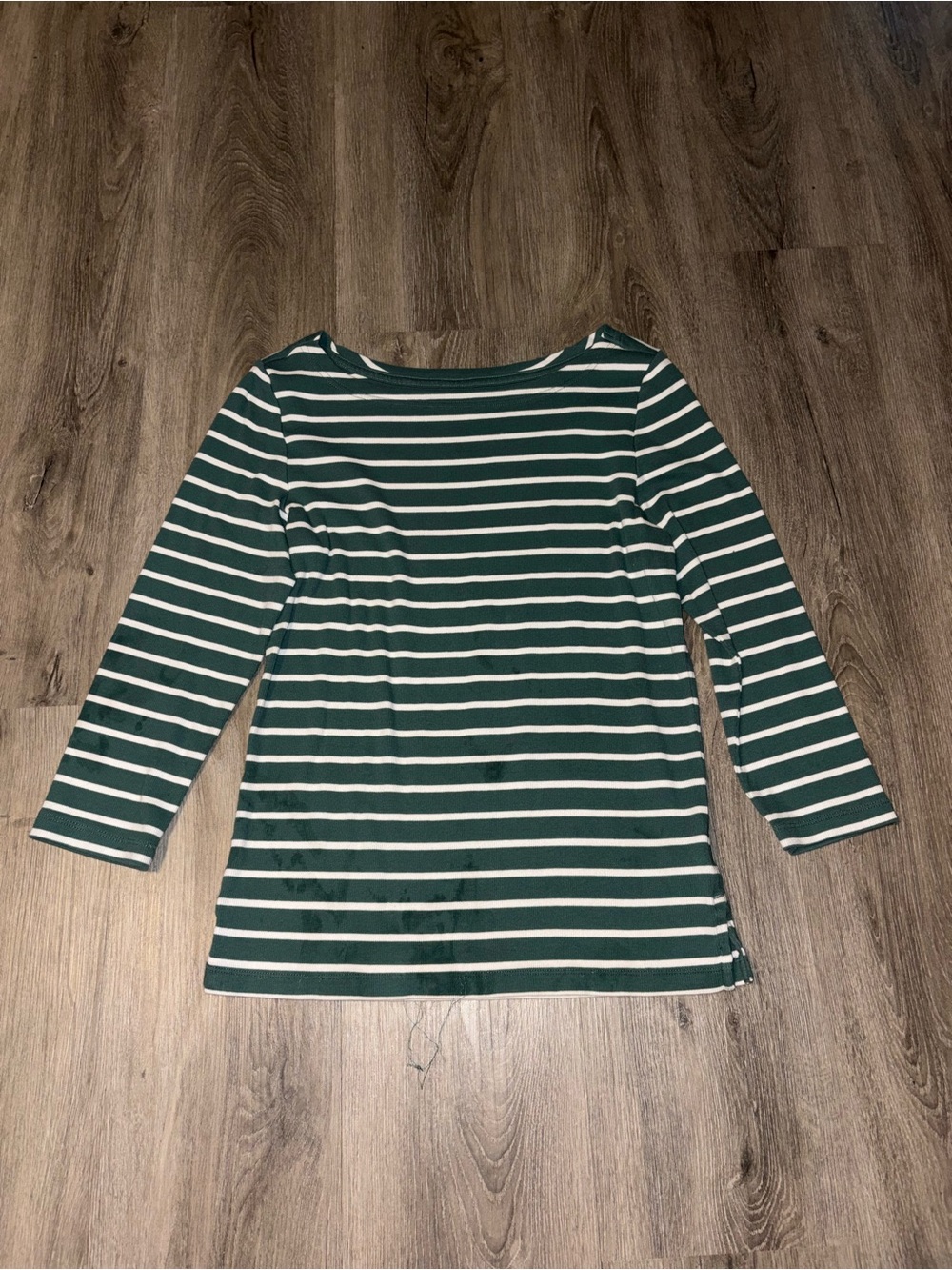 Denver Hayes | Green Striped Longsleeve